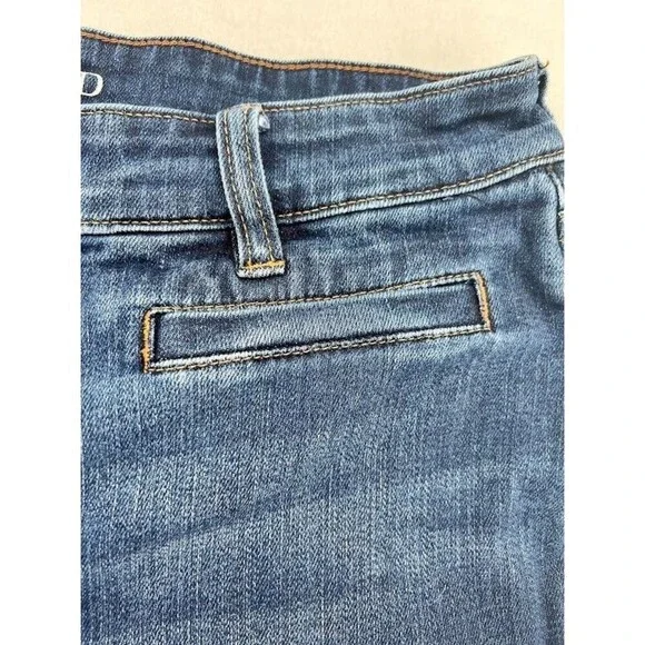 Lands End Mid Rise Trouser Jeans Flare Leg Size 10 Womens - Picture 2 of 7